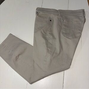 LOFT Modern Skinny Ankle Pants in Beige